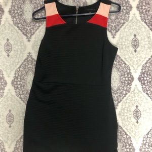 Sanctuary body con dress, asymmetrical bottom
